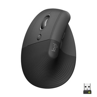 Ratón Inalámbrico Ergonómico Logitech Lift Vertical Grafito Para Zurdos - 5099206099807