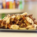 Gaufre Nutella Banane Fruits Secs