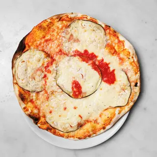 Pizza con melanzane