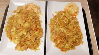 Makaron smażony z wołowiną