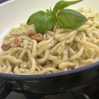 Espaguetis Pesto
