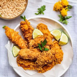 Friture de Filets de Poulet 