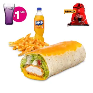 Menú Burrito Deluxe Cheese