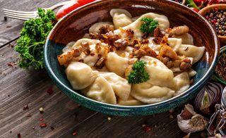 Вареники з картоплею  (240/20г)