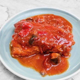 Bacallà amb samfaina