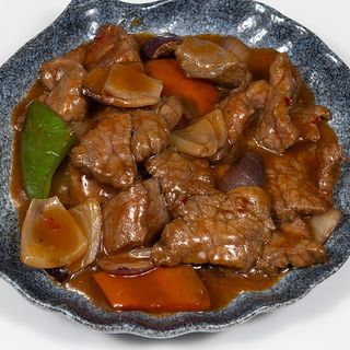 59.- Ternera con Salsa de Ostra