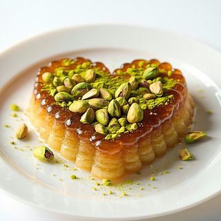 Cuore caldo al pistacchio