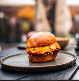 Burger crispy chicken