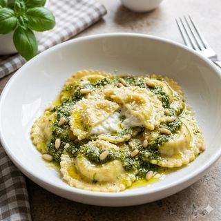 Pasta Rellena De Burrata
