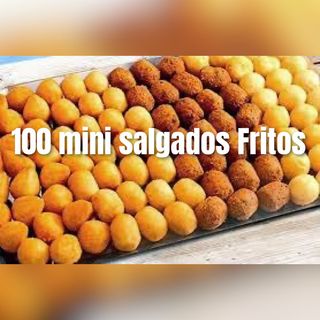 Pack 100 Unidades Salgados Fritos