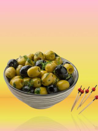 Oliwki zielone w ziołach