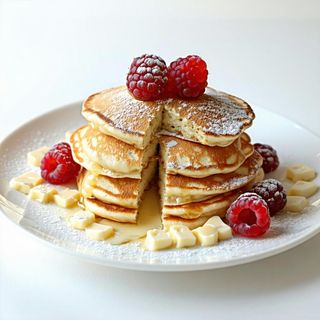 Pancakes cioccolato bianco