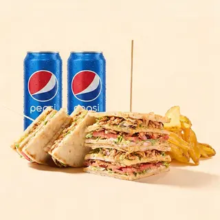 Gyros Club + 2x Pepsi