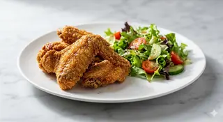 Alitas De Pollo Fritas (6Uds.)