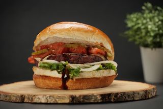 Gazdin burger+pomfrit