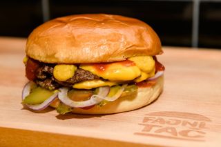 Classic double burger