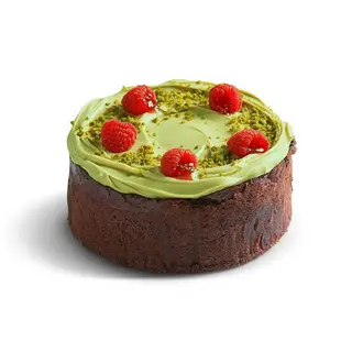 Tarta de Pistacho y Frambuesas Sin Gluten (16cm)