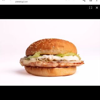Hamburguesa De Pollo Empanado