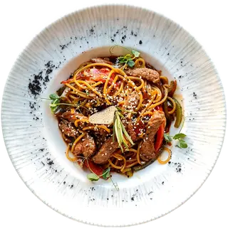 Wok asiatic cu vita