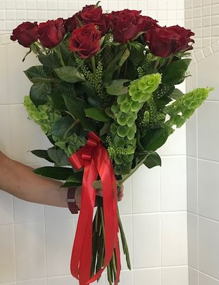 Bukiet z 20 długich róż 