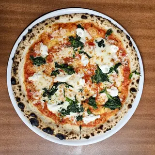 Pizza de Ricota e Espinafre