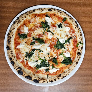 Pizza de Ricota e Espinafre