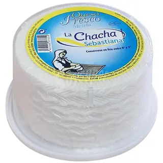 Queso fresco la chacha sebastiana 400 gramos 