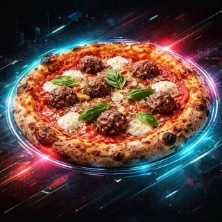 Margherita con Polpette
