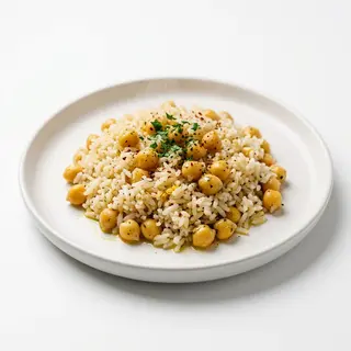 Platos De Arroz Con Garbanzos