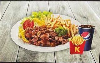 Piatto kebab piccolo menù