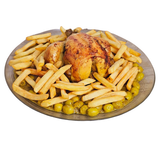 دجاجة كاملة بلاوازمها