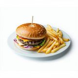 Hamburguersa Con Bacon Y Carne