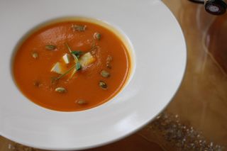 Гарбузовий суп з Тофу