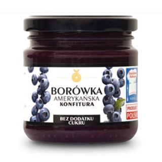 Borówka Amerykańska, Konfitura Bez Dodatku Cukru 220 G