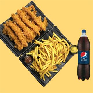  FAMILY (20 tenders) + 4 Frites + Soda 1.5 L 