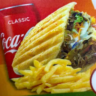 Menú pita kebab