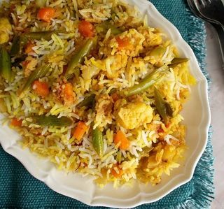 72. Verduras Biryani