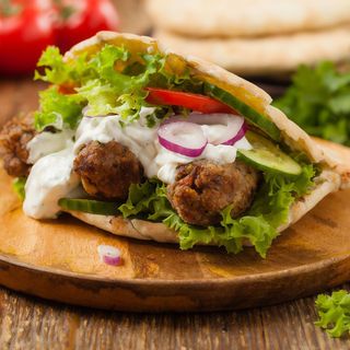 Kebab Falafel Con Patatas