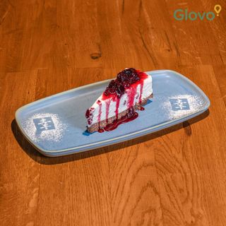 Cheesecake cu ciocolată albă șI rodie