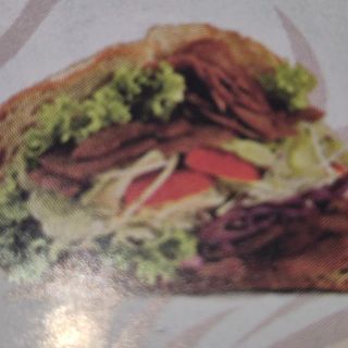 Dürüm De Solo Carne Y Salsa