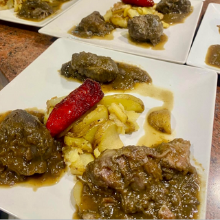 Carrillera de cerdo con reducción Pedro Ximénez