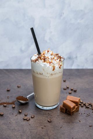 Salted caramel latte