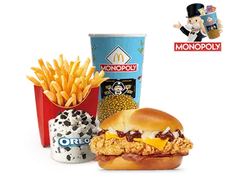 Menú Completo McCrispy BBQ & Bacon
