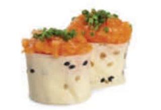 138. Gunkan soy spicy salmone