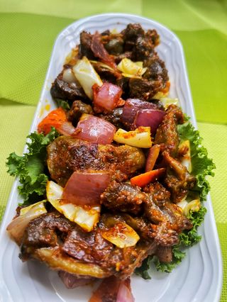 Peppered Gizzards 