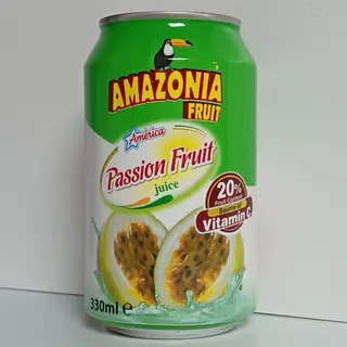 Jugo de Maracuyá 33cl. Lata Amazonia