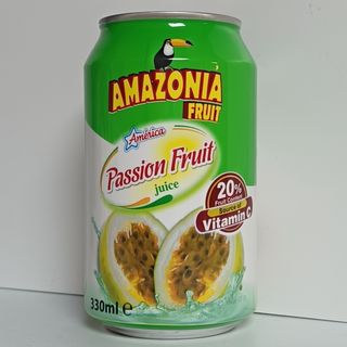Jugo de Maracuyá 33cl. Lata Amazonia