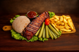 Coaste la cuptor in sos barbeque