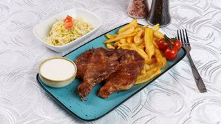 Ceafa de porc cu cartofi