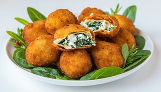 Krokiety z serem i pieczarkami